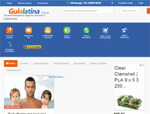 Tablet Screenshot of guialatina.it